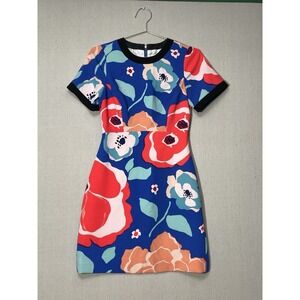 Kate Spade New York Jaq "Dive Right In" Floral Shift Dress Size 0